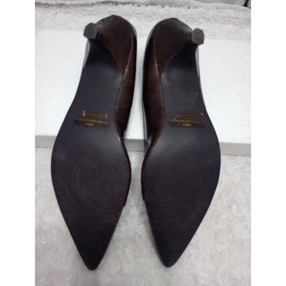 Miss Me Brown Women's Pointed Toe Kitten Heels Size 8 - Picture 4 of 9